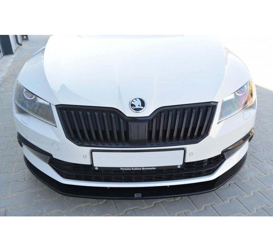 Maxton Design FRONT SPLITTER V.3 Skoda Superb Mk3