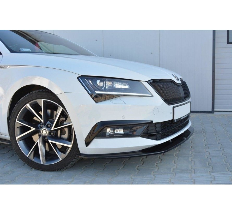 Maxton Design FRONT SPLITTER V.3 Skoda Superb Mk3