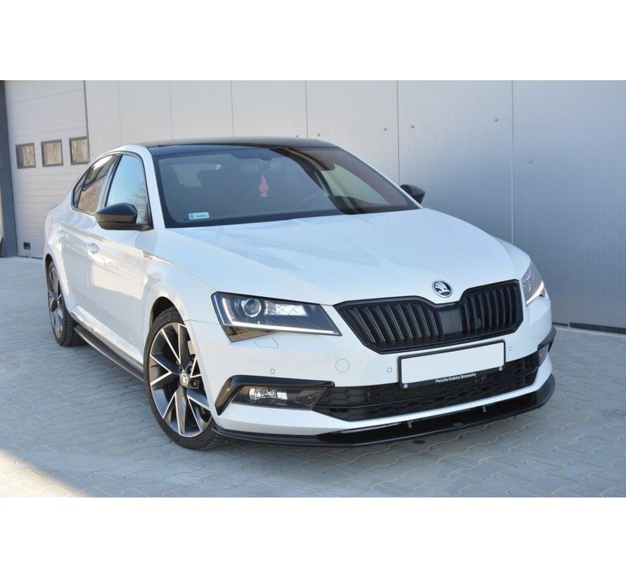 Maxton Design FRONT SPLITTER V.3 Skoda Superb Mk3