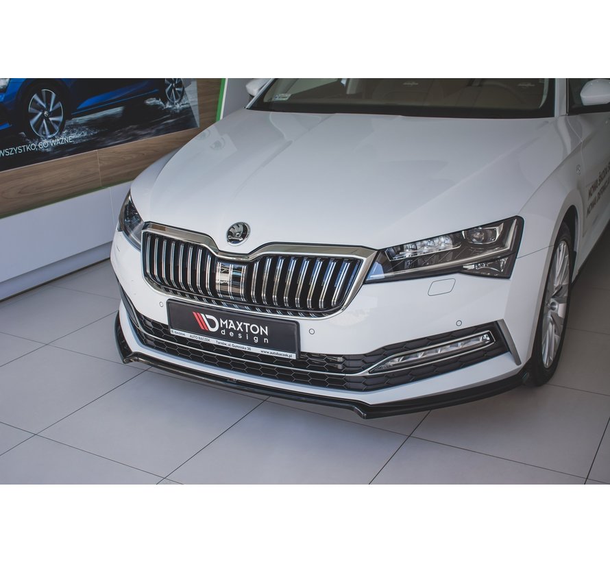 Maxton Design FRONT SPLITTER V.1 Skoda Superb Mk3 FL