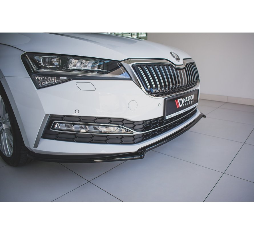 Maxton Design FRONT SPLITTER V.1 Skoda Superb Mk3 FL