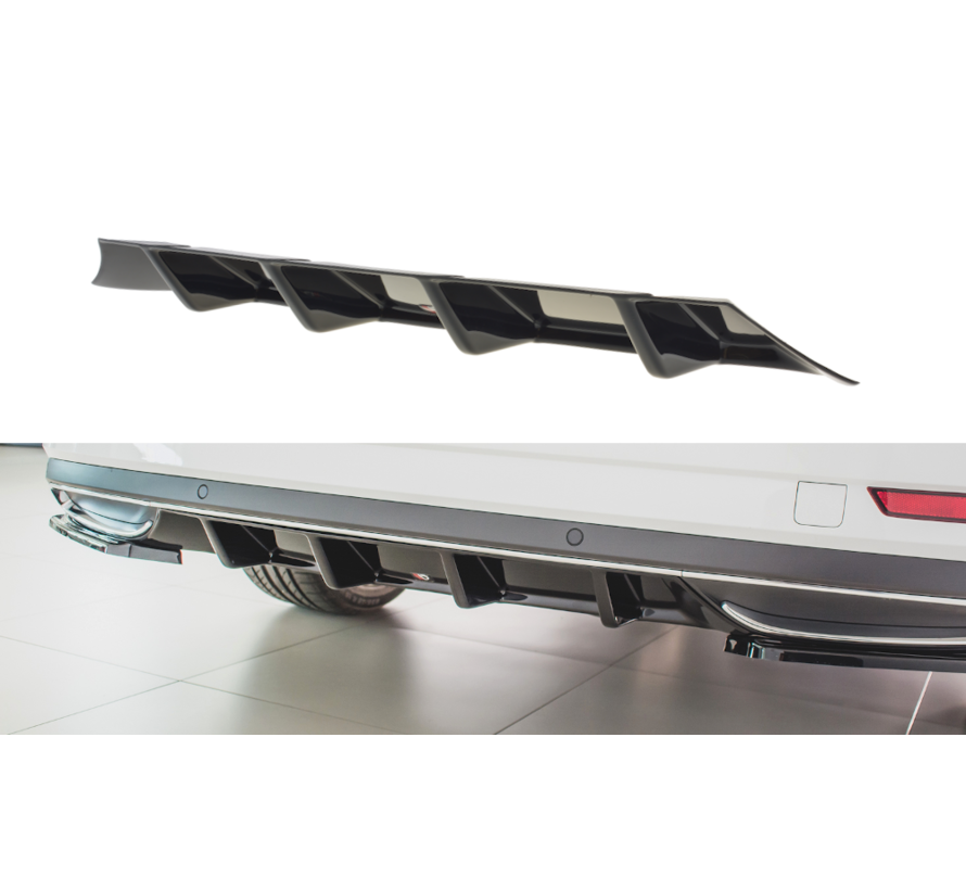 Maxton Design REAR DIFFUSER Skoda Superb Mk3 FL