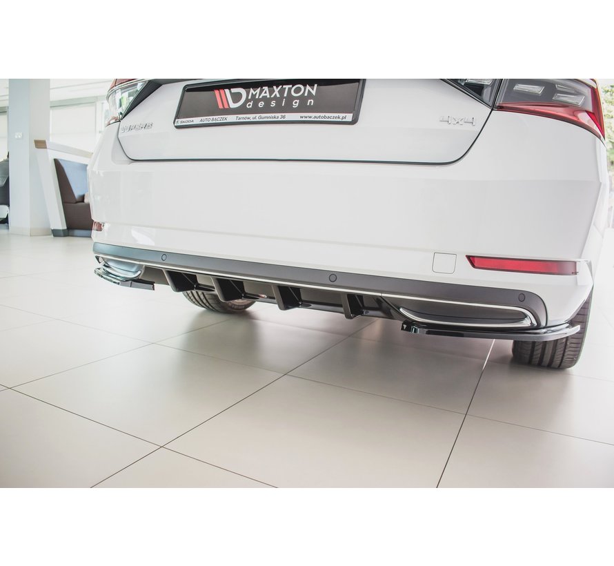 Maxton Design REAR DIFFUSER Skoda Superb Mk3 FL