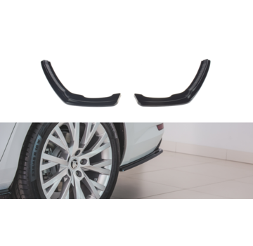 Maxton Design Maxton Design REAR SIDE SPLITTERS Skoda Superb Mk3 FL Hatchback / Estate
