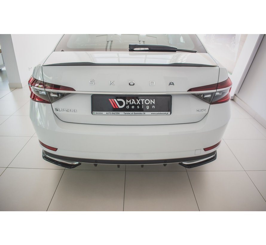 Maxton Design REAR SIDE SPLITTERS Skoda Superb Mk3 FL Hatchback / Estate