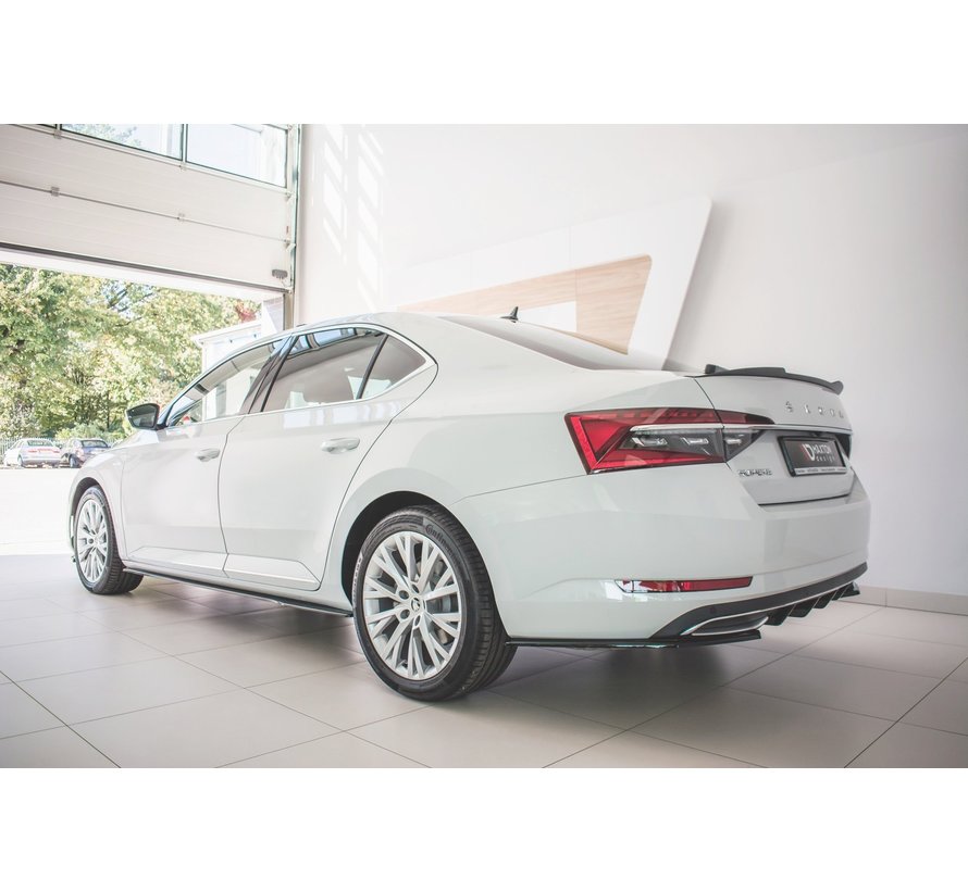 Maxton Design SIDE SKIRTS DIFFUSERS  Skoda Superb Mk3 FL