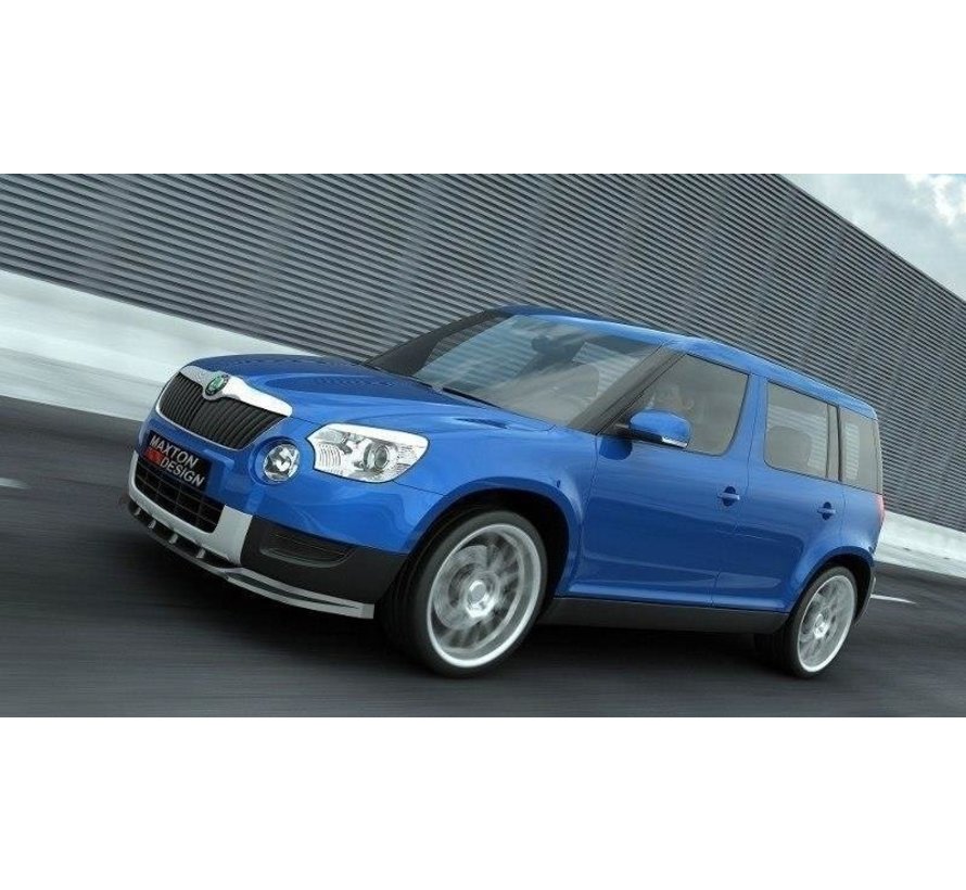 Maxton Design FRONT SPLITTER SKODA YETI