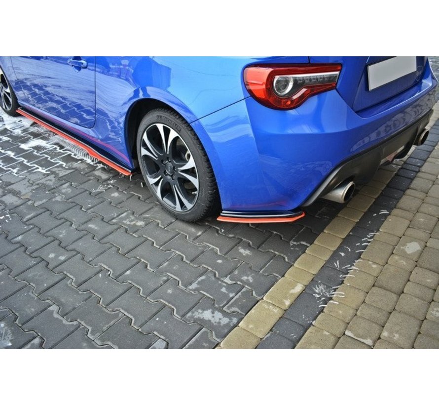 Maxton Design REAR SIDE SPLITTERS V.2 SUBARU BRZ FACELIFT