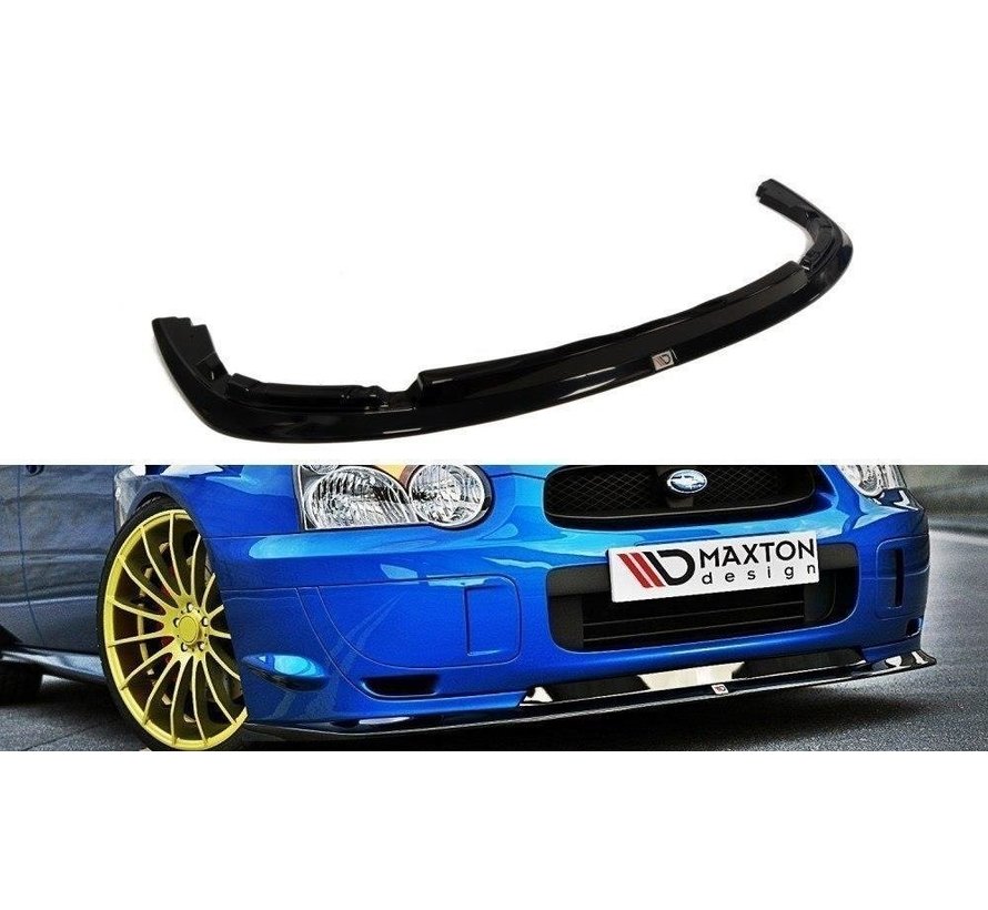 Maxton Design FRONT SPLITTER Subaru Impreza WRX STI (BLOBEYE)