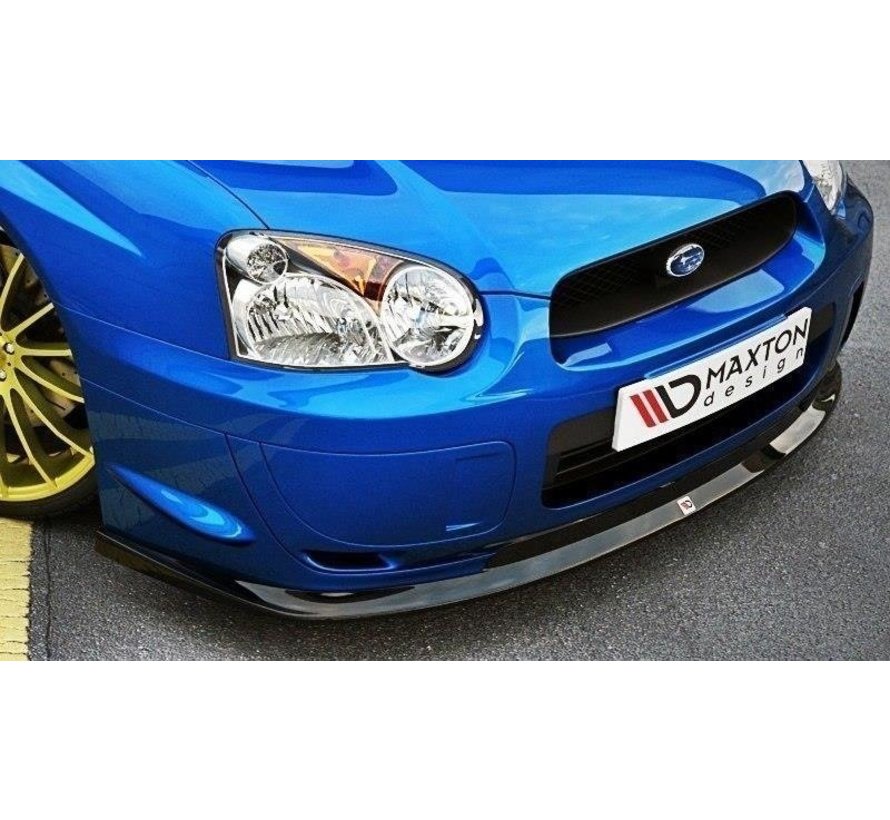 Maxton Design FRONT SPLITTER Subaru Impreza WRX STI (BLOBEYE)