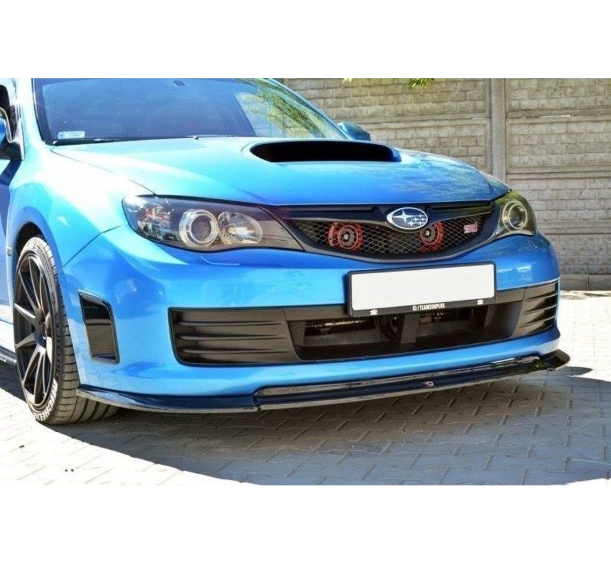 Maxton Design FRONT SPLITTER v.2 Subaru Impreza WRX STI 2009-2011