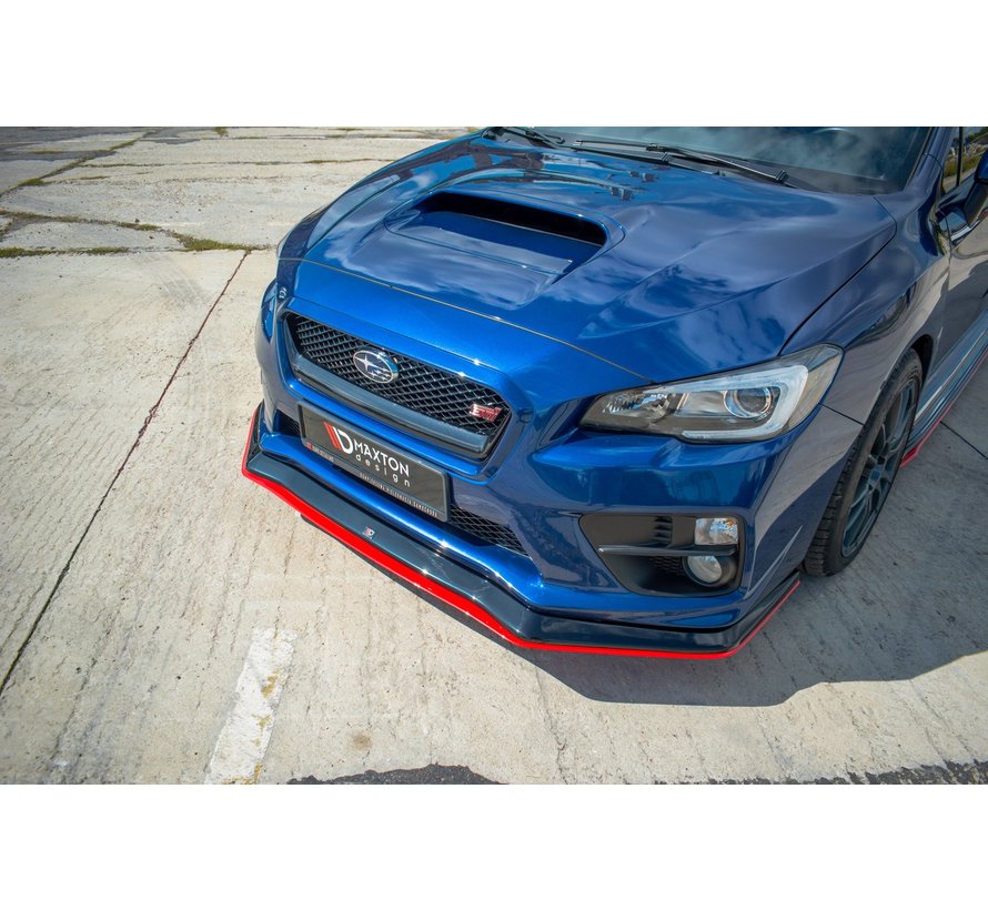 Maxton Design FRONT SPLITTER V.3 SUBARU  WRX STI