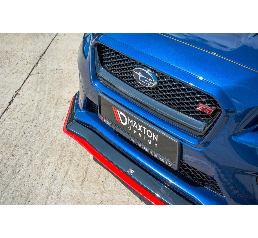 Maxton Design FRONT SPLITTER V.3 SUBARU  WRX STI