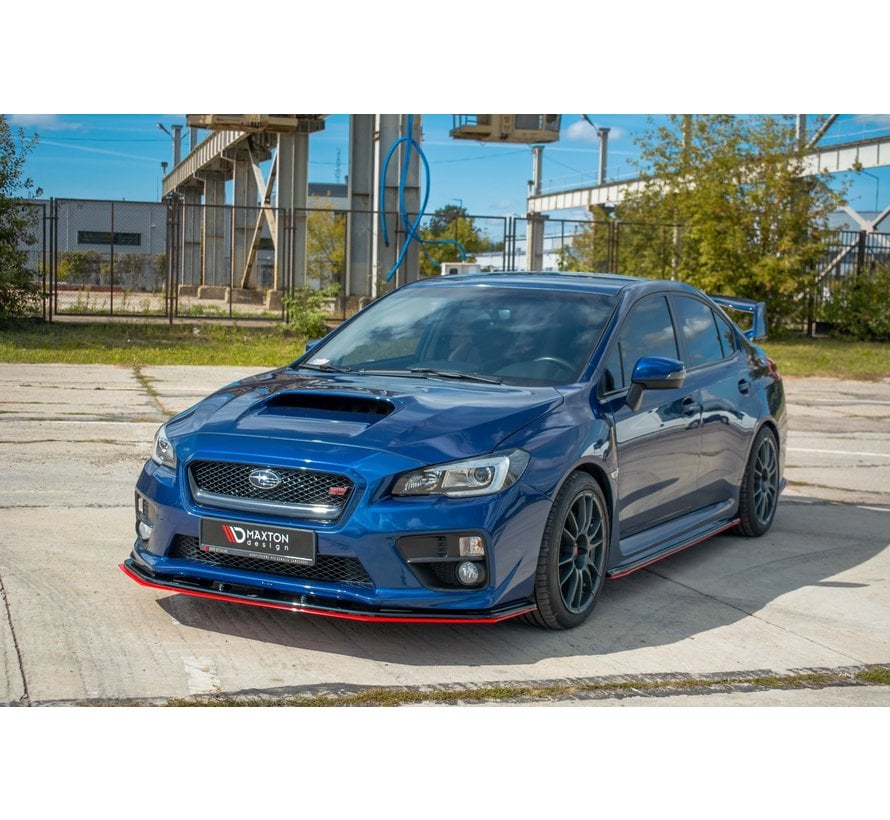 Maxton Design FRONT SPLITTER V.4 SUBARU  WRX STI