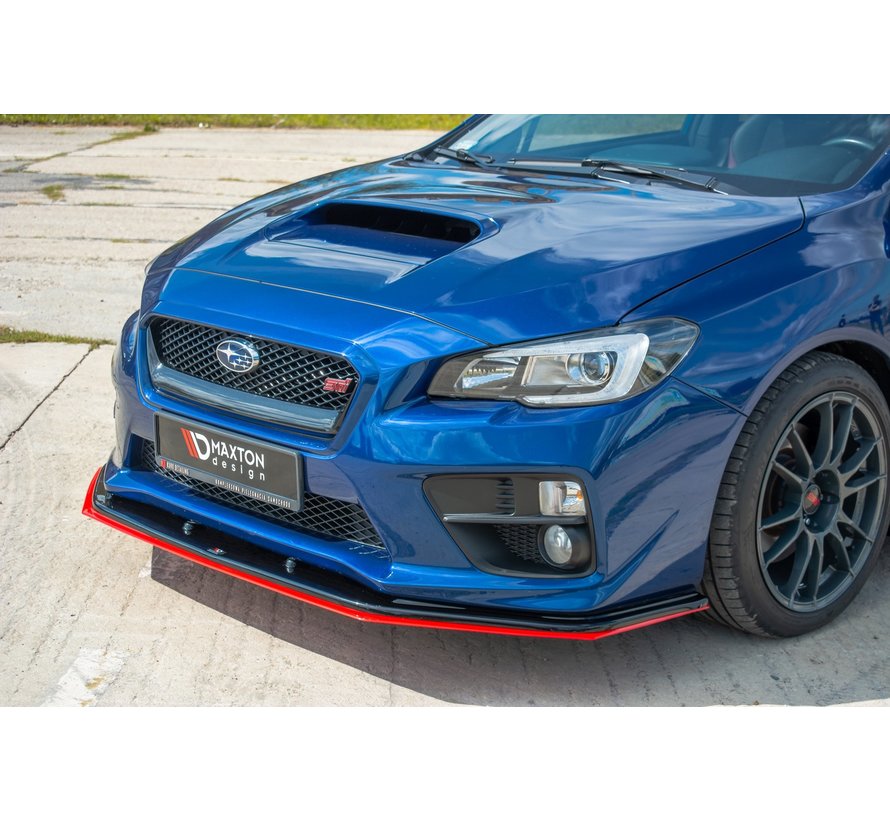 Maxton Design FRONT SPLITTER V.4 SUBARU  WRX STI