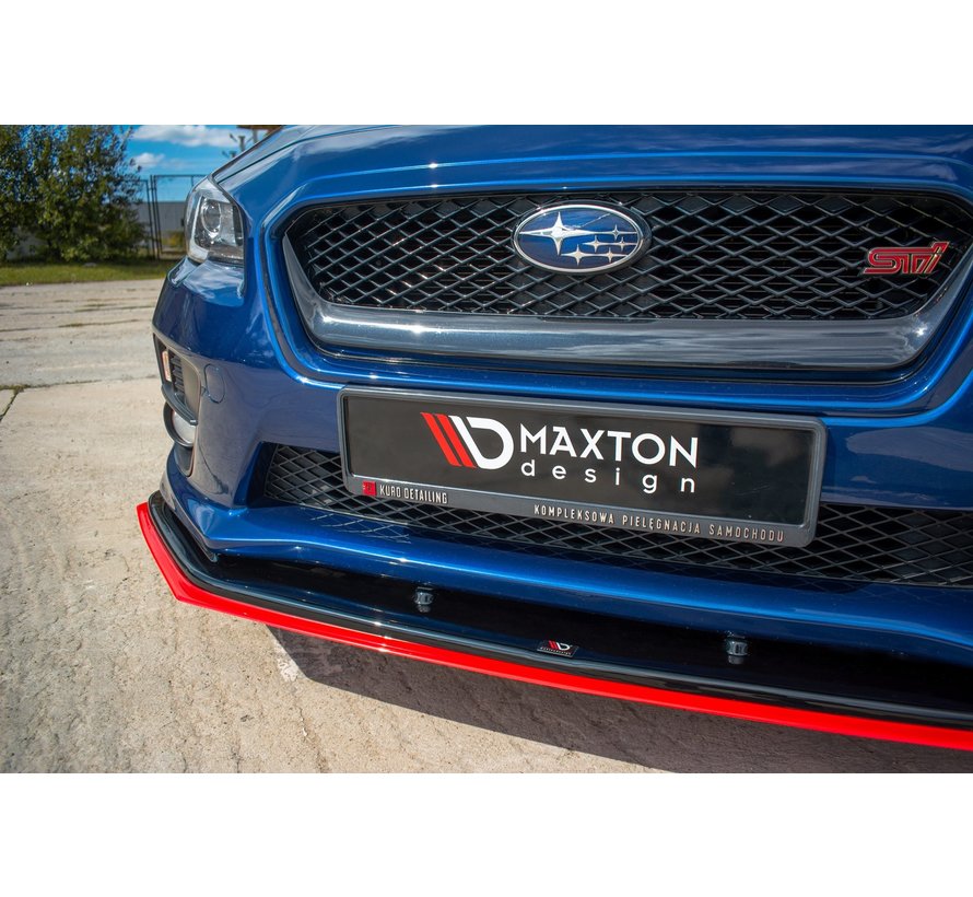 Maxton Design FRONT SPLITTER V.4 SUBARU  WRX STI