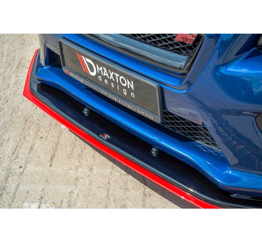 Maxton Design FRONT SPLITTER V.4 SUBARU  WRX STI