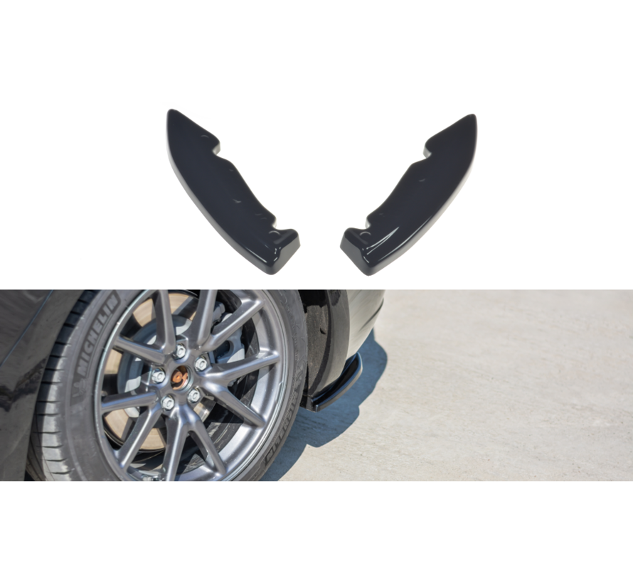 Maxton Design REAR SIDE SPLITTERS Tesla Model 3