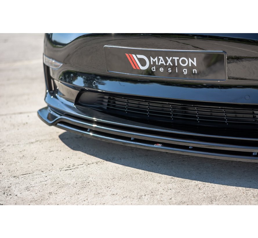 Maxton Design FRONT SPLITTER V.2 Tesla Model 3