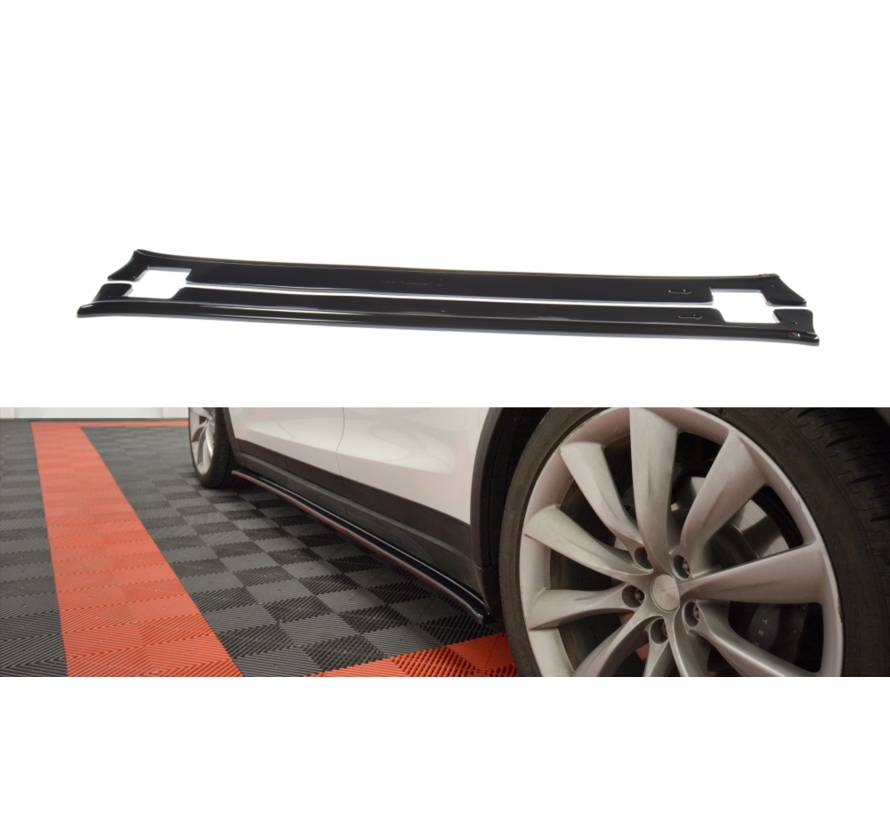 Maxton Design SIDE SKIRTS DIFFUSERS V.1 TESLA MODEL X