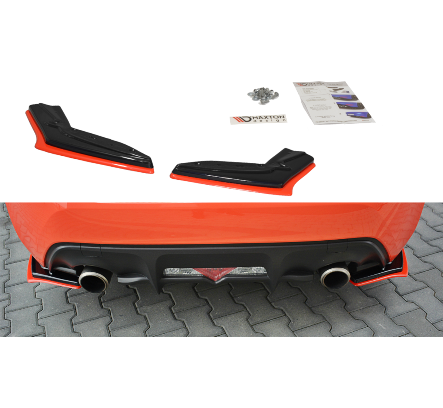 Maxton Design REAR SIDE SPLITTERS V.2 TOYOTA GT86 FACELIFT