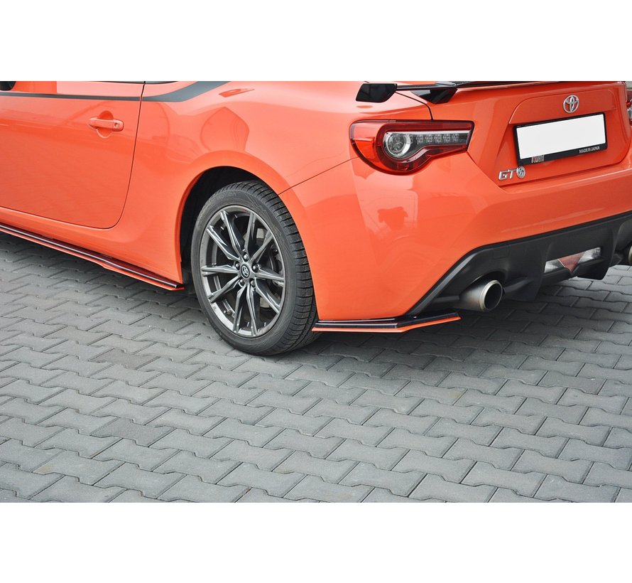 Maxton Design REAR SIDE SPLITTERS V.2 TOYOTA GT86 FACELIFT