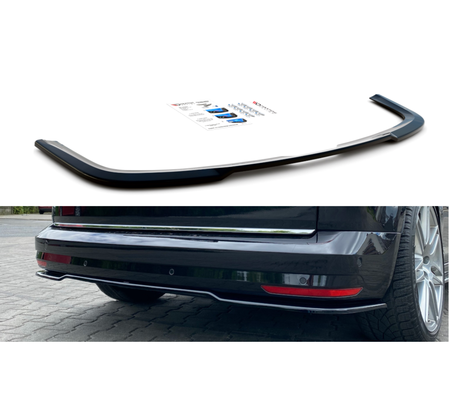 Maxton Design CENTRAL REAR DIFFUSER Volkswagen Caddy Mk. 4