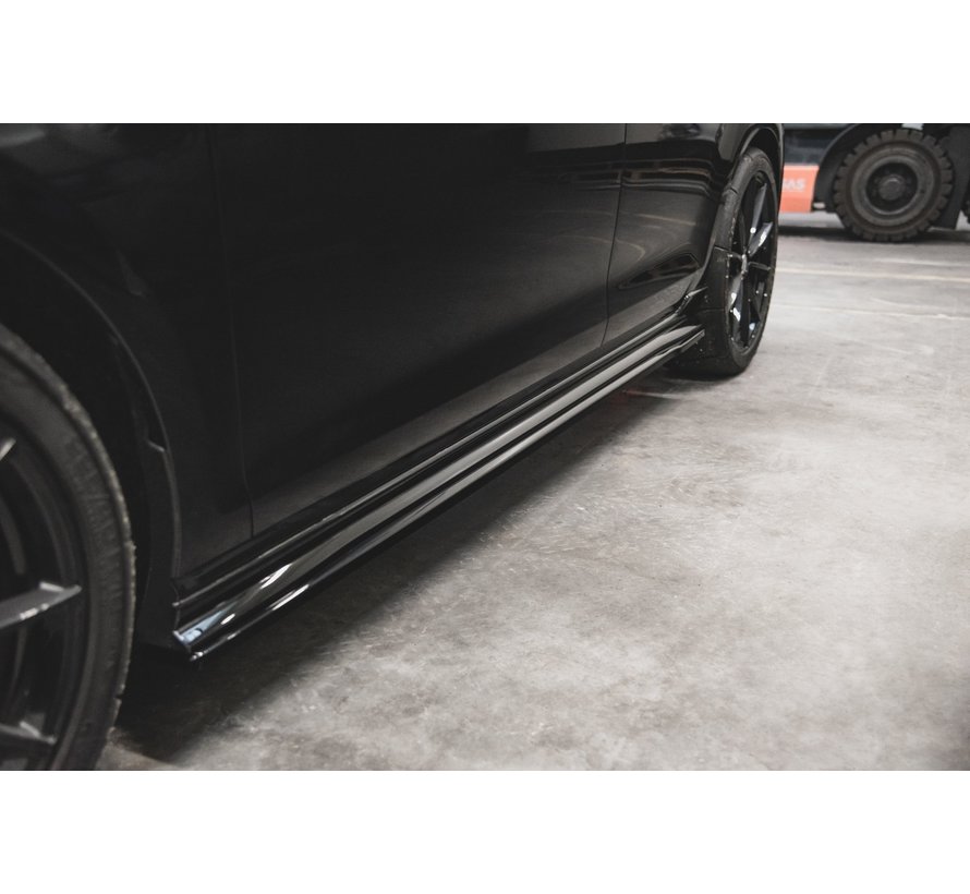 Maxton Design SIDE SKIRTS DIFFUSERS  VW Golf 7 GTI TCR