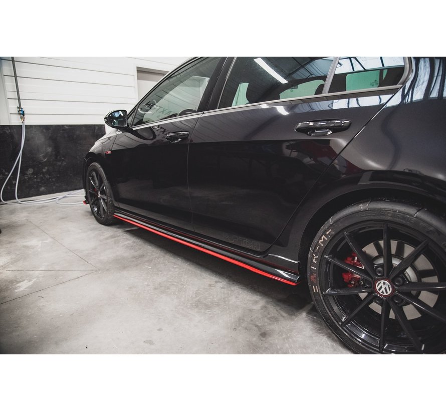 Maxton Design SIDE SKIRTS DIFFUSERS  VW Golf 7 GTI TCR
