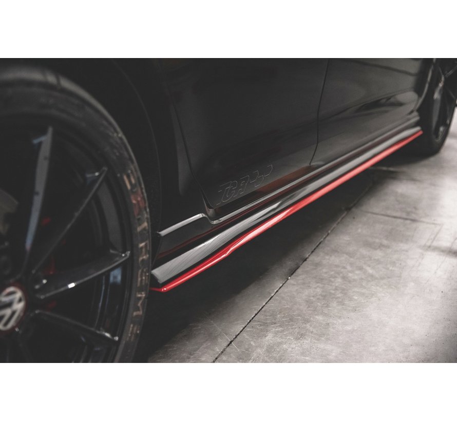 Maxton Design SIDE SKIRTS DIFFUSERS  VW Golf 7 GTI TCR