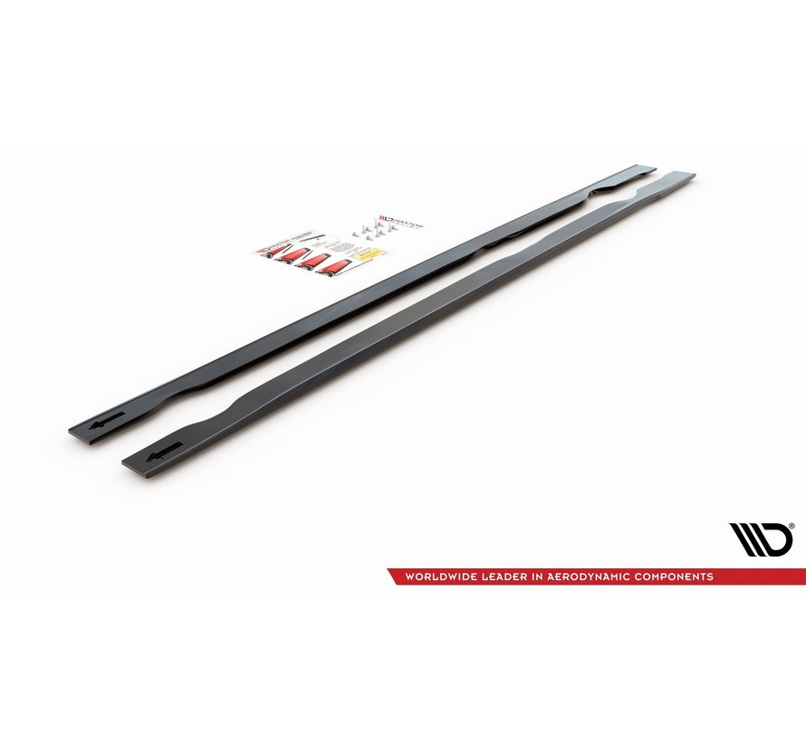 Maxton Design SIDE SKIRTS DIFFUSERS  VW Golf 7 GTI TCR