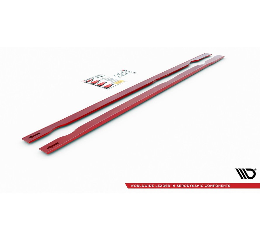 Maxton Design SIDE SKIRTS DIFFUSERS  VW Golf 7 GTI TCR