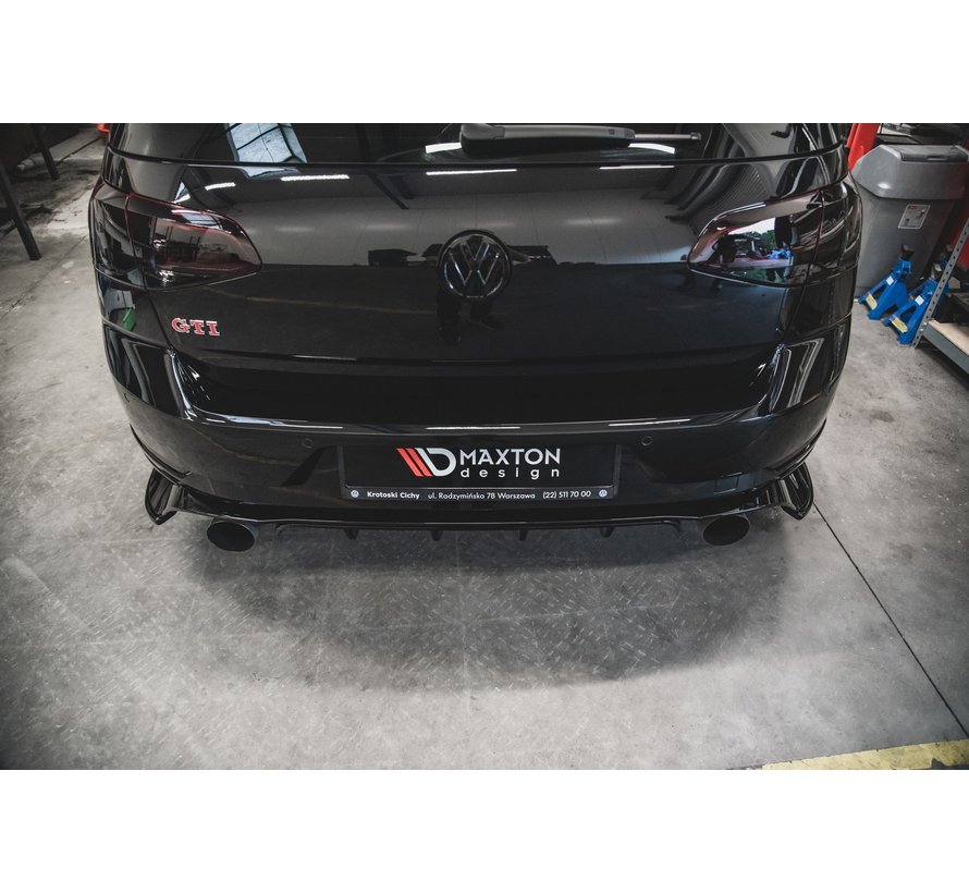 Maxton Design REAR SIDE SPLITTERS VW Golf 7 GTI TCR