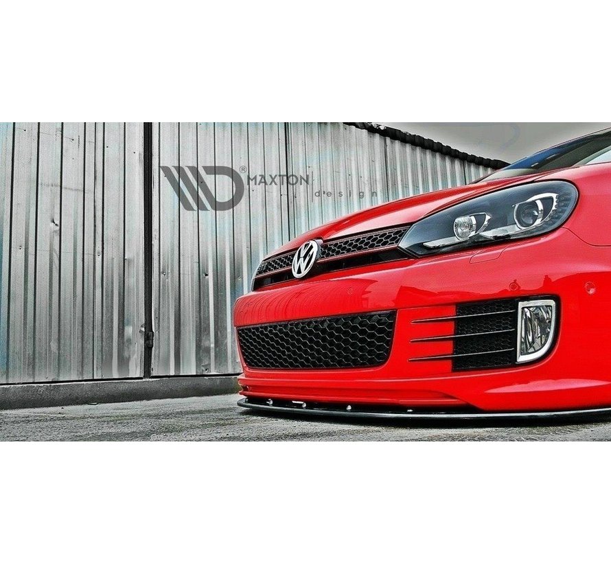 Maxton Design FRONT SPLITTER VER.2 VW GOLF 6 (FOR GOLF GTI 35TH)