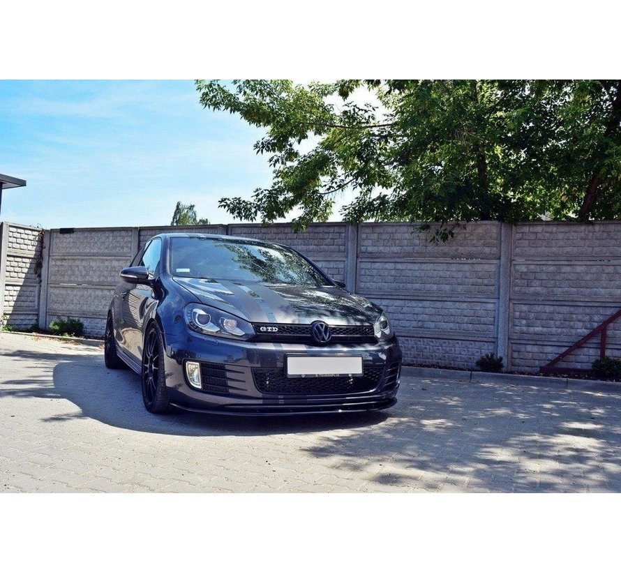 Maxton Design FRONT SPLITTER VER.2 VW GOLF 6 GTI