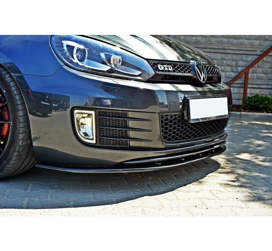 Maxton Design FRONT SPLITTER VER.2 VW GOLF 6 GTI