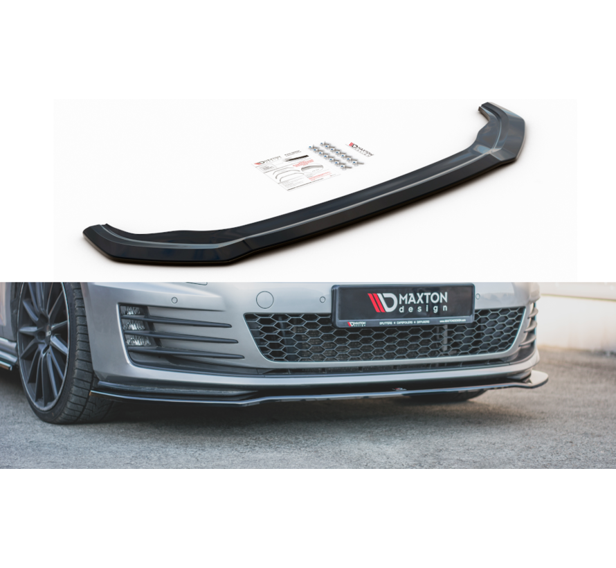 Maxton Design FRONT SPLITTER V.2 VW GOLF 7 GTI