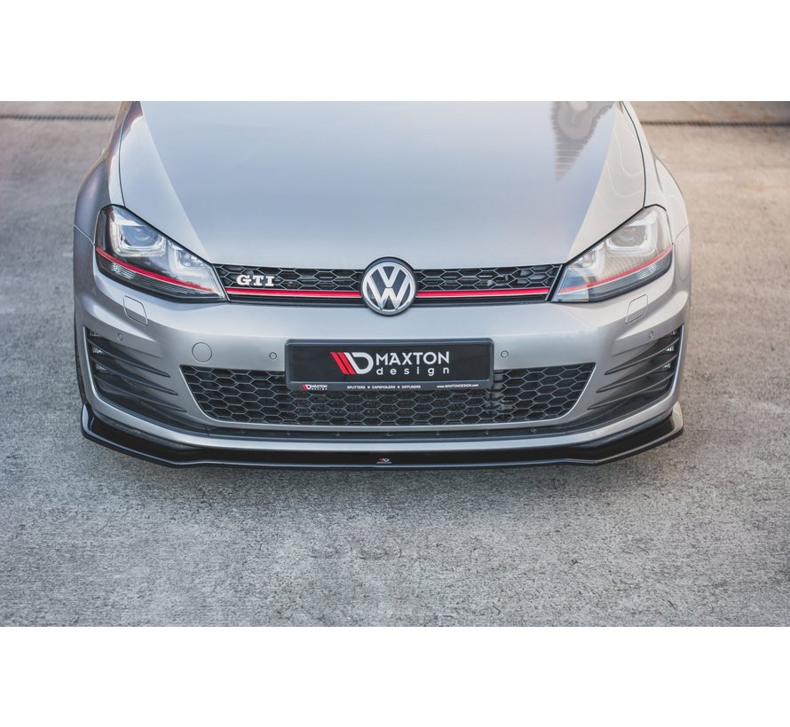 Maxton Design FRONT SPLITTER V.2 VW GOLF 7 GTI