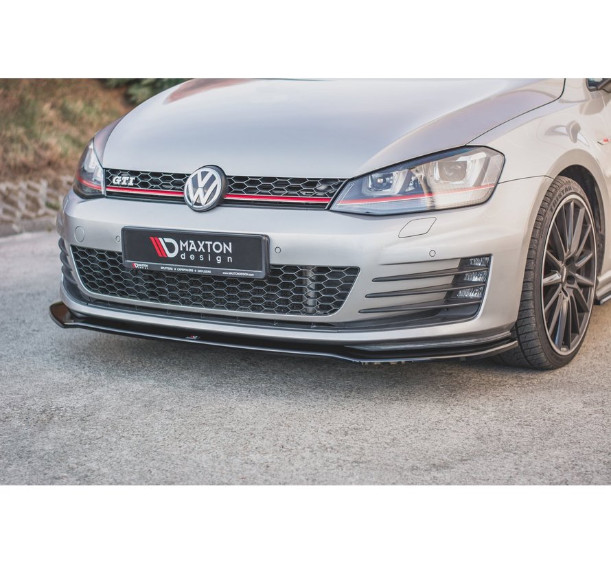 Maxton Design FRONT SPLITTER V.2 VW GOLF 7 GTI