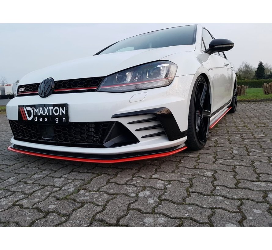 Maxton Design FRONT SPLITTER VW GOLF 7 GTI CLUBSPORT