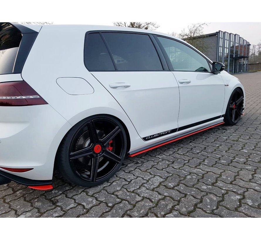 Maxton Design SIDE SKIRTS DIFFUSERS VW GOLF 7 GTI CLUBSPORT