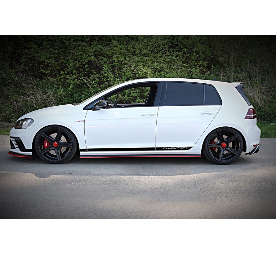 Maxton Design SIDE SKIRTS DIFFUSERS VW GOLF 7 GTI CLUBSPORT