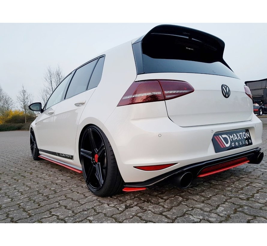 Maxton Design REAR SIDE SPLITTERS VW GOLF 7 GTI CLUBSPORT