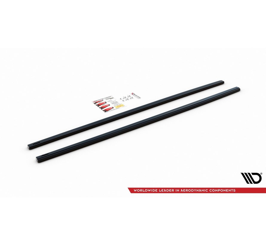 Maxton Design SIDE SKIRTS DIFFUSERS  V.2 VW Golf 7 GTI (narrow)