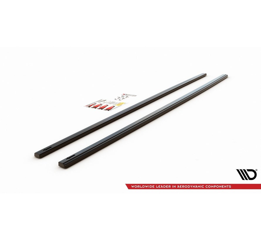 Maxton Design SIDE SKIRTS DIFFUSERS  V.2 VW Golf 7 GTI (narrow)