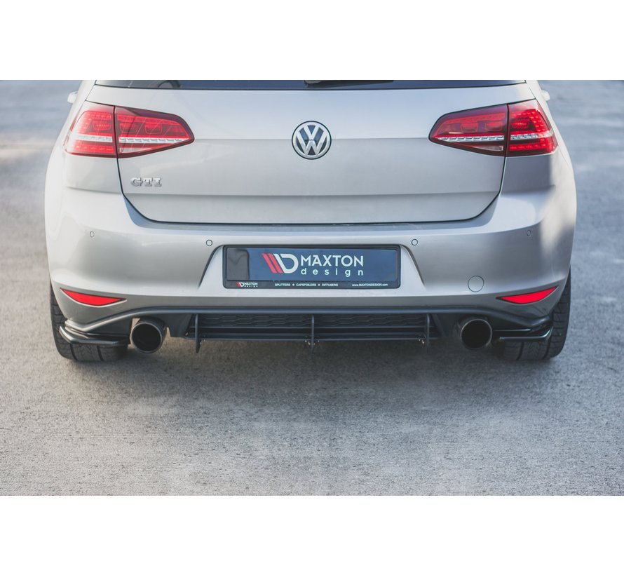 Maxton Design REAR SIDE SPLITTERS V.2 VW Golf 7 GTI