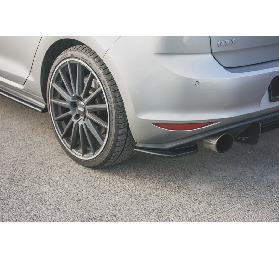 Maxton Design REAR SIDE SPLITTERS V.2 VW Golf 7 GTI