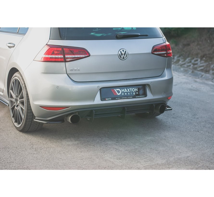 Maxton Design REAR SIDE SPLITTERS V.2 VW Golf 7 GTI