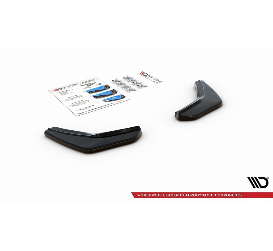 Maxton Design REAR SIDE SPLITTERS V.2 VW Golf 7 GTI