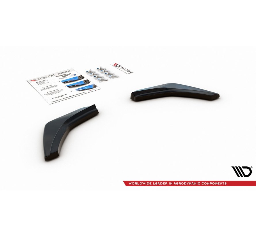 Maxton Design REAR SIDE SPLITTERS V.2 VW Golf 7 GTI